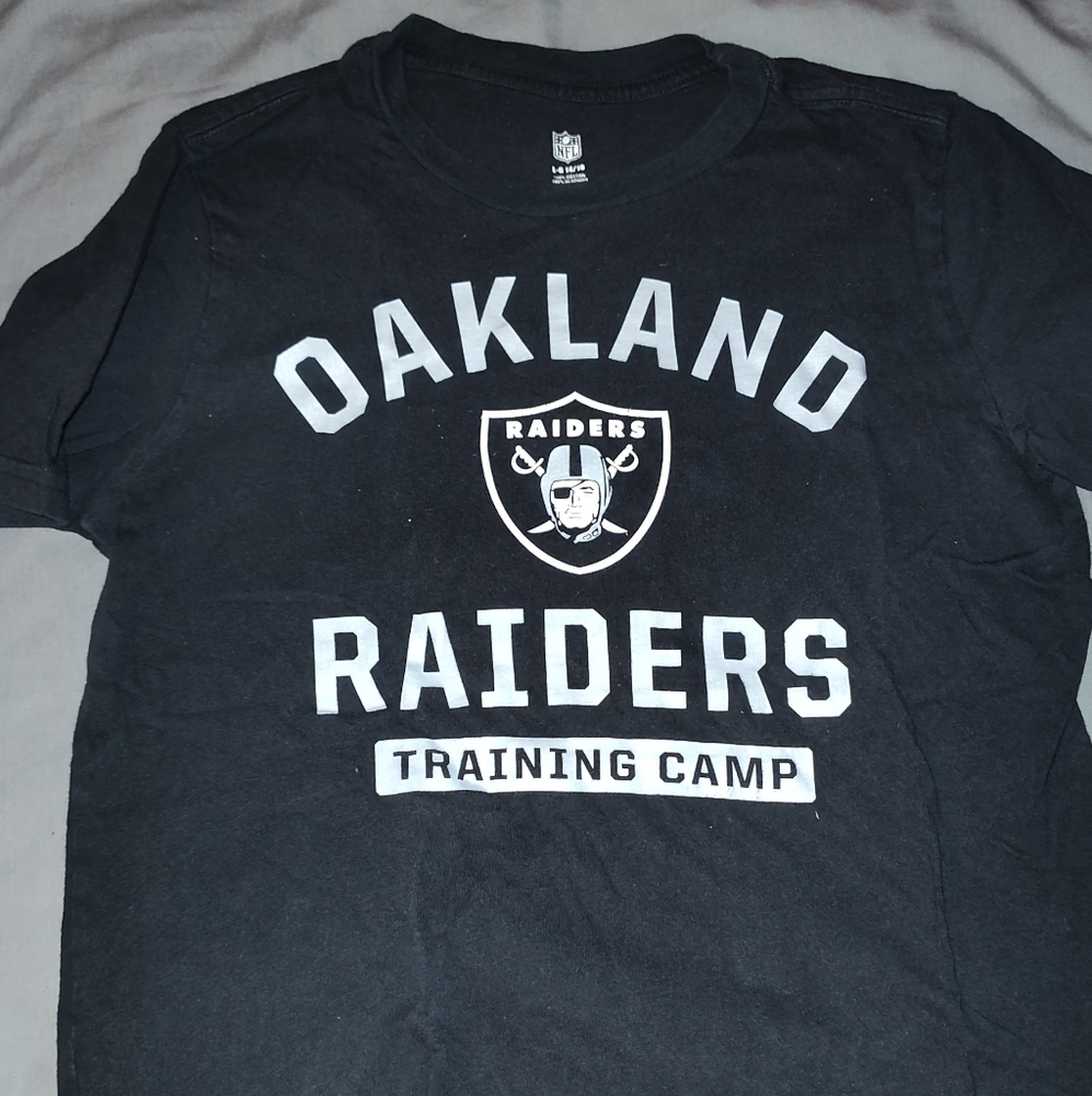 Rare Oakland raiders training camp t shirt